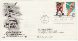 1984-05-04 USA Olympic Games Stamps FDC (78508)