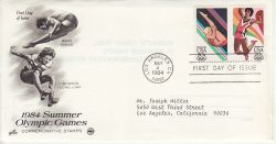 1984-05-04 USA Olympic Games Stamps FDC (78509)
