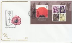 2007-11-08 Lest We Forget M/S Monument Rd FDC (78563)
