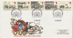 1984-07-31 Mail Coach Rare Stamp Bug Club FDC (78640)