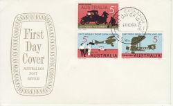 1969-10-12 Australia First Flight Anniv Stamps FDC (78749)