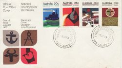 1973-06-06 Australia National Development Stamps FDC (78775)