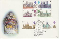 1969-05-28 Cathedrals Stamps FPO cds FDC (78800)