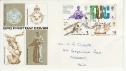 1968-05-29 Anniversaries Stamps Fareham FDC (78866)