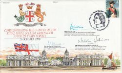 1998-10-21 Closure Royal Naval College Greenwich Signed (78871)