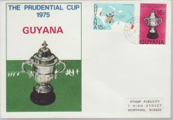 1976-08-03 Guyana World Cricket Cup Stamps FDC (78925)