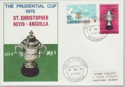 1976-08-08 St. Christopher Nevis Anguilla Cricket Stamps FDC (78