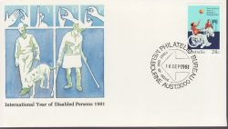 1981-09-16 Australia Year of Disabled Stamp FDC (78930)