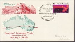 1970-02-23 Australia Inaugural Passenger Train Souv (78935)