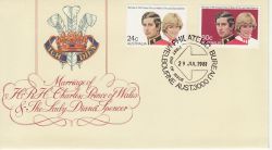 1981-07-29 Australia Royal Wedding Stamps FDC (78984)