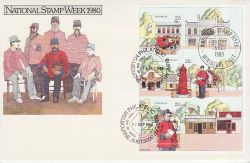 1980-09-29 Australia Stamps Week M/Sheet FDC (78995)