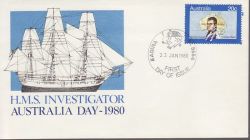 1980-01-23 Australia Day Stamp FDC (78999)
