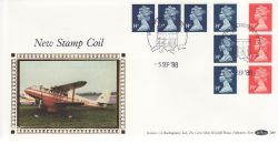 1988-09-05 Definitive Coil Stamps Windsor FDC (79070)