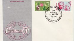 1976-11-01 Australia Christmas Stamps FDC (79086)