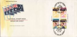 1976-09-27 Australia Stamp Week M/S FDC (79087)