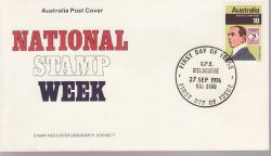 1976-09-27 Australia National Stamp Week FDC (79088)