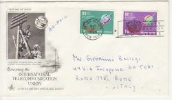 1965-05-17 United Nations ITU Anniv Stamps FDC (79134)