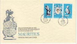 1978-05-11 Mauritius Coronation Stamps FDC (79155)