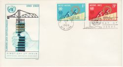 1969-06-05 United Nations ILO Anniversary Stamps FDC (79164)