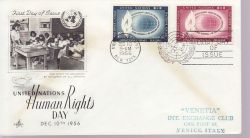 1956-12-10 United Nations Human Rights Day FDC (79198)