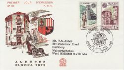1979-04-28 Andorra Europa Stamps FDC (79309)