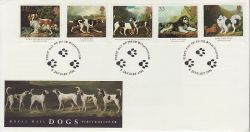 1991-01-08 Dogs Stamps Birmingham FDC (79329)