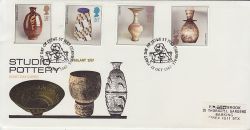 1987-10-13 Studio Pottery Stamps St Ives FDC (79340)
