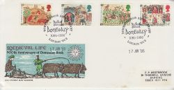 1986-06-17 Medieval Life Stamps London WC2 FDC (79346)