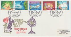 1987-11-17 Christmas Stamps Hamleys London FDC (79349)