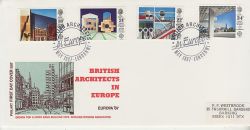 1987-05-12 Architects in Europe London W1 FDC (79353)