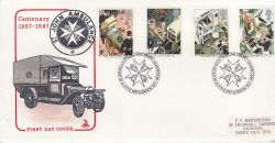 1987-06-16 St John Ambulance Stamps London EC1 FDC (79363)