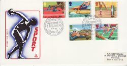 1986-07-15 Sport Stamps Waltham Forest E17 FDC (79365)