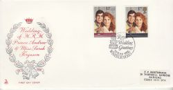 1986-07-22 Royal Wedding Stamps Windsor FDC (79368)