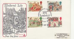 1986-06-17 Medieval Life Stamps London WC2 FDC (79392)
