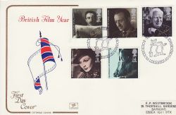 1985-10-08 British Films Stamps London WC2 FDC (79438)