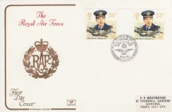 1986-09-16 Royal Air Force Stamps 34p Gutter BFPS FDC (79440)