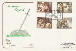 1985-09-03 Arthurian Legend Stamps London EC4 FDC (79443)