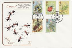 1985-03-12 Insects Stamps London SW FDC (79446)