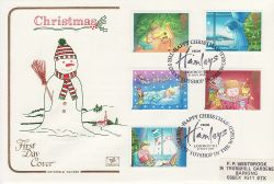 1987-11-17 Christmas Stamps Hamleys London FDC (79465)