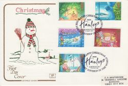 1987-11-17 Christmas Stamps Hamleys London FDC (79466)