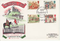 1986-06-17 Medieval Life Stamps London WC2 FDC (79490)