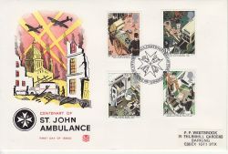 1987-06-16 St John Ambulance Stamps London EC1 FDC (79497)