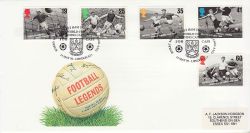 1996-05-14 Football Legends Stamps London E13 FDC (79521)
