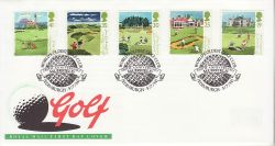 1994-07-05 Golf Stamps Muirfield Edinburgh FDC (79535)