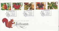 1993-09-14 Autumn Stamps Nutfield Redhill FDC (79537)