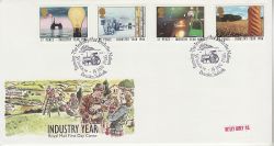 1986-01-14 Industry Year Stamps Wheatacre FDC (79547)