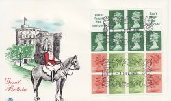 1980-02-04 Definitive Booklet Stamps Windsor FDC (79572)