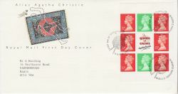 1991-03-19 Agatha Christie Bklt Pane Marple FDC (79579)