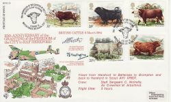 1984-03-06 Cattle Stamps RAF Hereford RFDC25 (79636)
