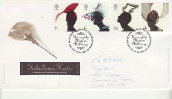 2001-06-19 Fabulous Hats Stamps Ascot FDC (79651)